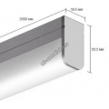 Накладной алюминиевый профиль для светодиодных лент LD profile – 31, 31023